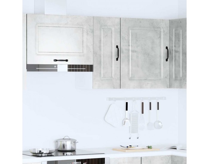 Sonata H Кухненски стенен шкаф, Kalmar, бетонно сив, инженерно дърво