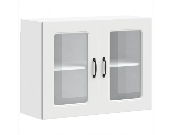 Sonata H Кухненски стенен шкаф с стъклена врата, Kalmar, инженерно дърво