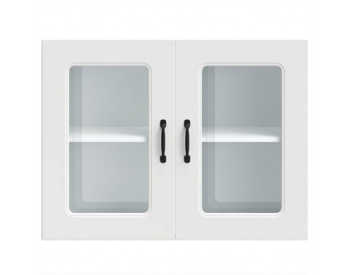 Sonata H Кухненски стенен шкаф с стъклена врата, Kalmar, инженерно дърво