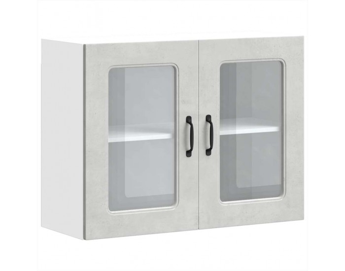 Sonata H Кухненски стенен шкаф с стъклена врата, Kalmar, инженерно дърво