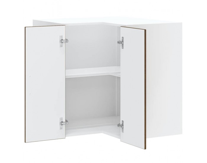 Sonata H Кухненски стенен ъглов шкаф, Kalmar, кафяв дъб, инженерно дърво