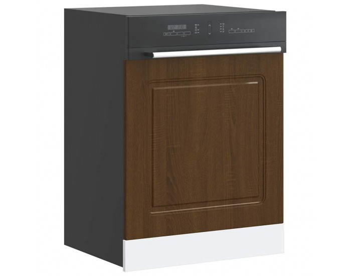 Sonata H Панел за съдомиялна машина, Kalmar, кафяв дъб, инженерно дърво