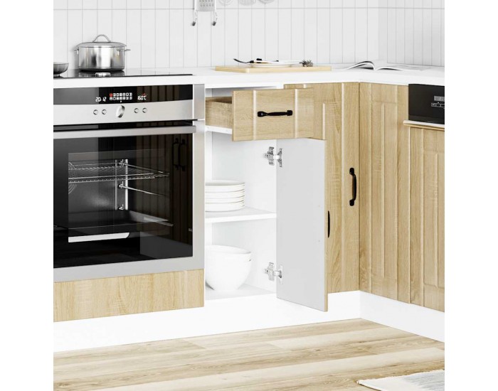 Sonata H Кухненски шкаф Lucca, дъб сонома, инженерно дърво