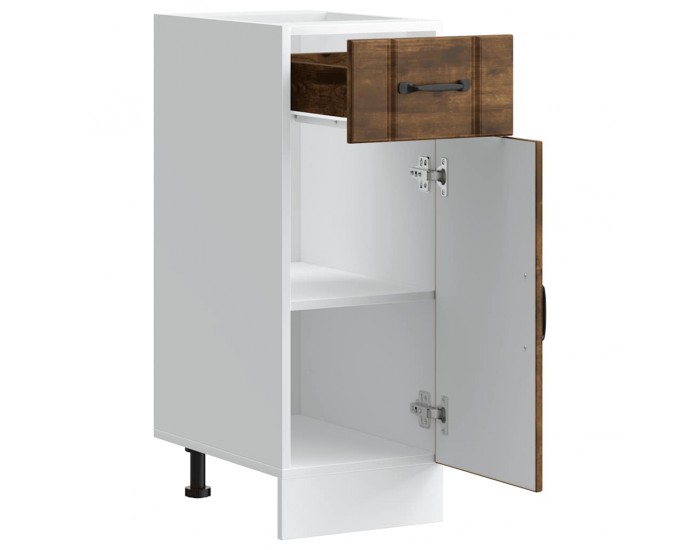 Sonata H Кухненски шкаф Lucca, опушен дъб, инженерно дърво