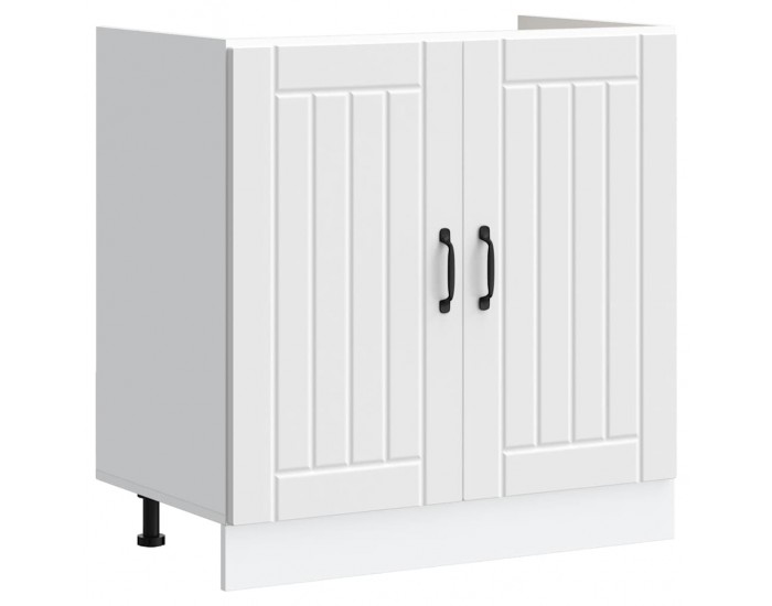 Sonata H Шкаф за мивка, Lucca, бял, инженерно дърво