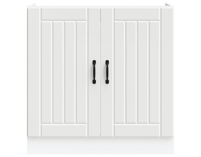 Sonata H Шкаф за мивка, Lucca, бял, инженерно дърво