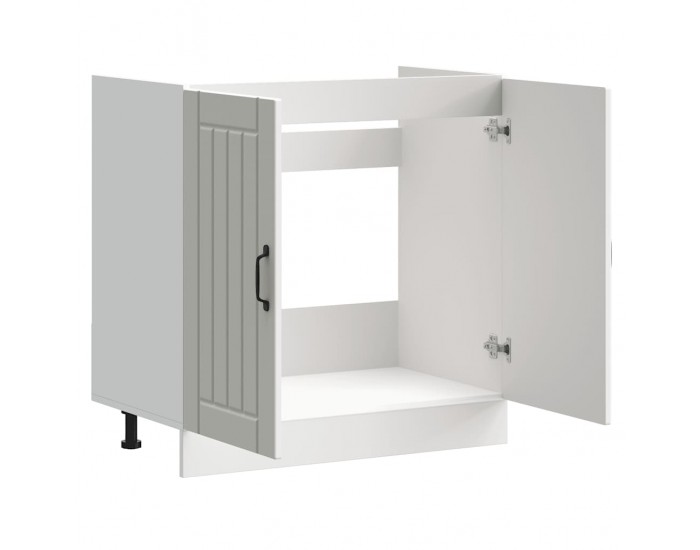 Sonata H Шкаф за мивка, Lucca, бял, инженерно дърво