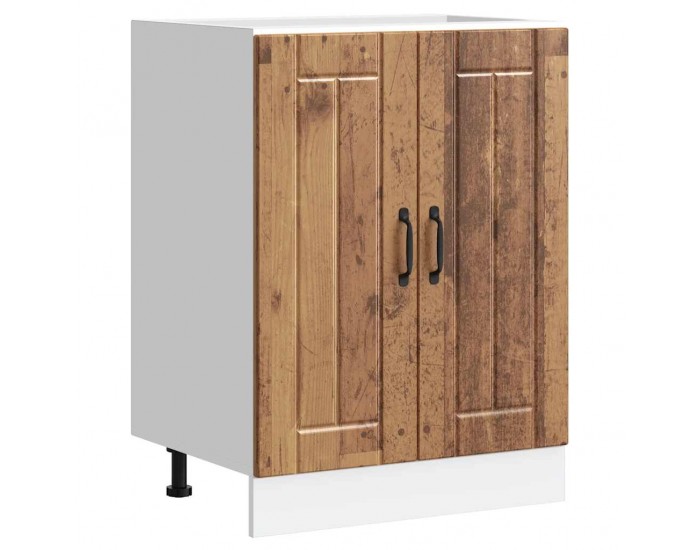 Sonata H Шкаф за мивка, Lucca, старо дърво, инженерно дърво