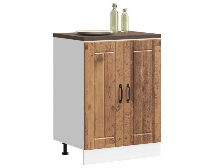 Sonata H Шкаф за мивка, Lucca, старо дърво, инженерно дърво