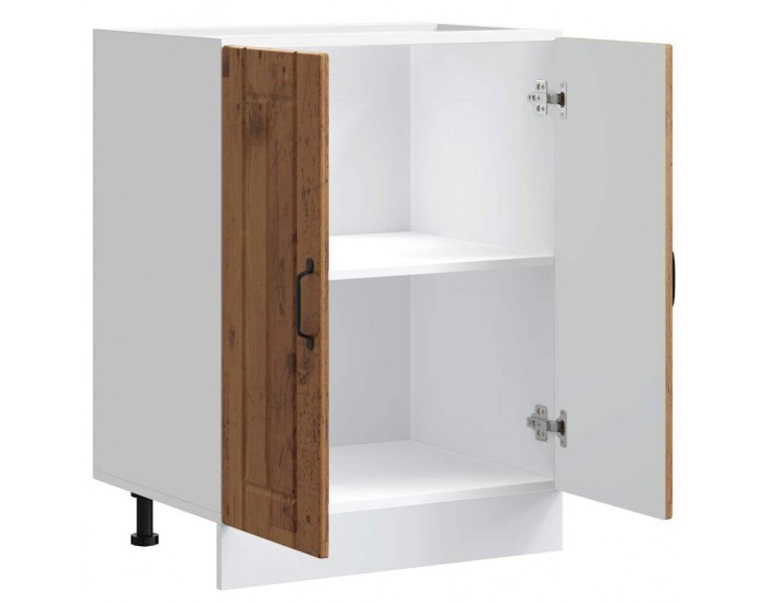 Sonata H Шкаф за мивка, Lucca, старо дърво, инженерно дърво