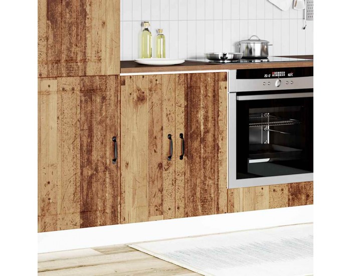 Sonata H Шкаф за мивка, Lucca, старо дърво, инженерно дърво