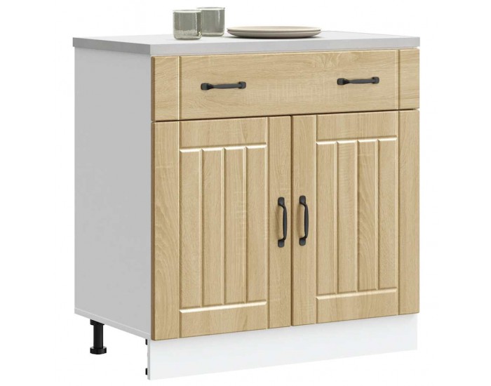 Sonata H Кухненски шкаф Lucca, дъб сонома, инженерно дърво