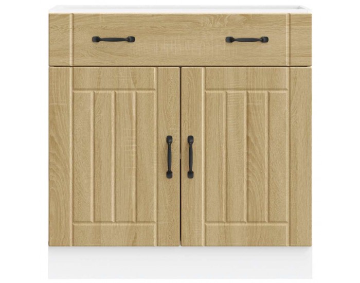 Sonata H Кухненски шкаф Lucca, дъб сонома, инженерно дърво