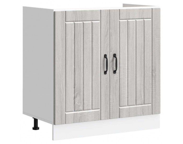 Sonata H Шкаф за мивка, Lucca, сив сонома, инженерно дърво