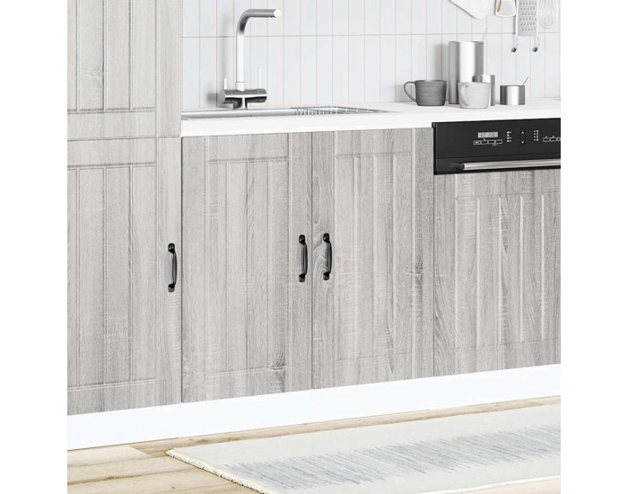 Sonata H Шкаф за мивка, Lucca, сив сонома, инженерно дърво