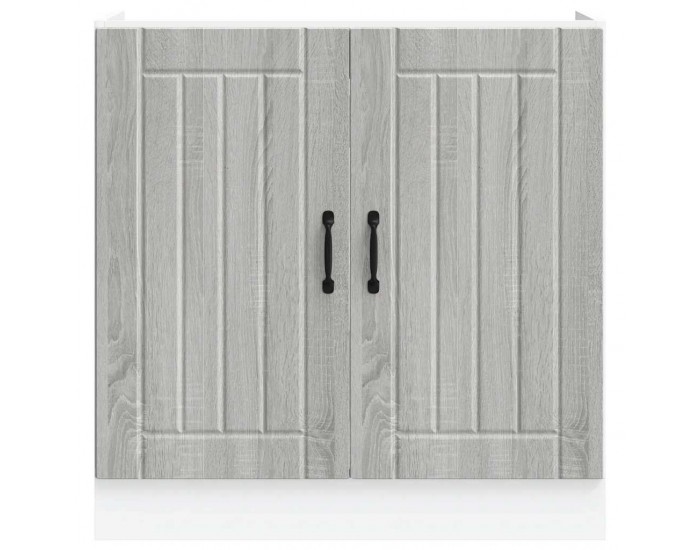 Sonata H Шкаф за мивка, Lucca, сив сонома, инженерно дърво