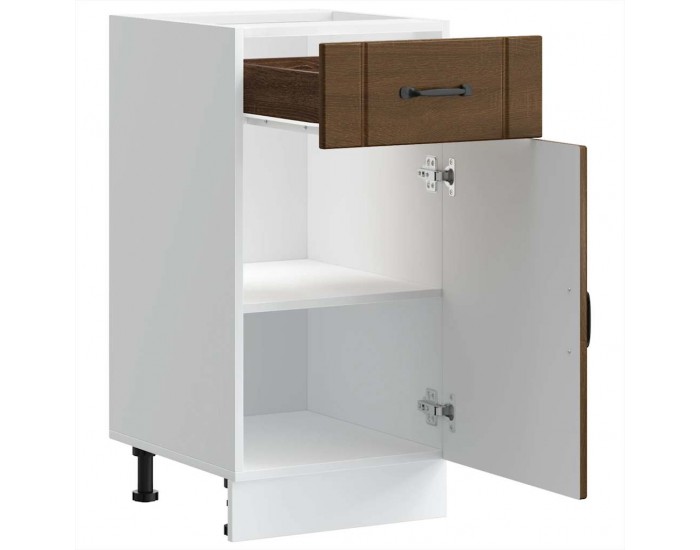 Sonata H Кухненски шкаф Lucca, кафяв дъб, инженерна дървесина