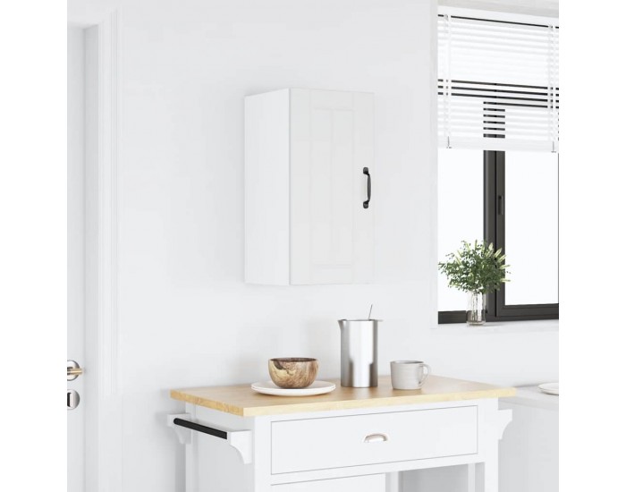 Sonata H Кухненски стенен шкаф Lucca, бял, инженерно дърво