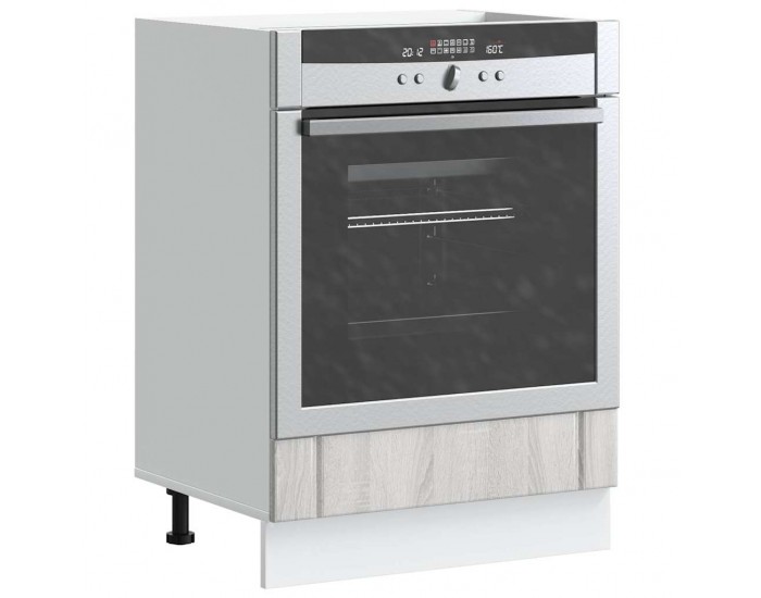 Sonata H Шкаф за фурна, Lucca, сив сонома, инженерно дърво