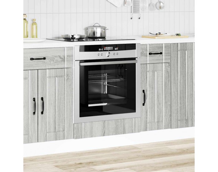 Sonata H Шкаф за фурна, Lucca, сив сонома, инженерно дърво