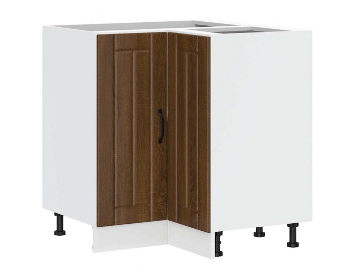 Sonata H Кухненски ъглов шкаф Lucca, кафяв дъб, инженерно дърво