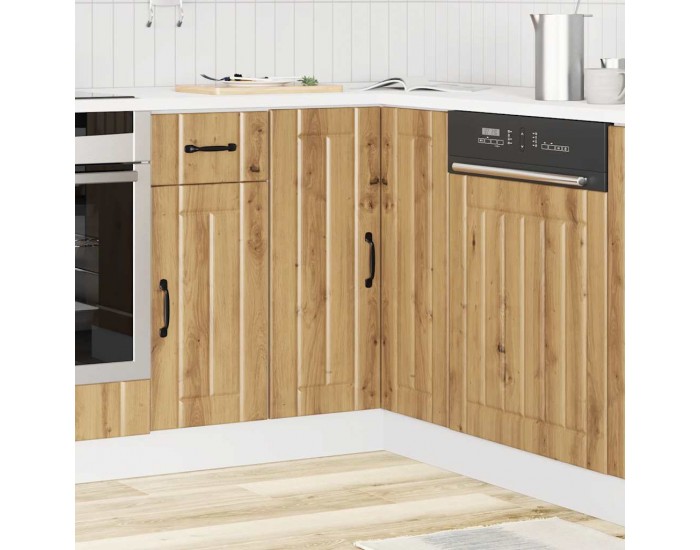Sonata H Кухненски ъглов шкаф Lucca, дъб артизан, инженерно дърво