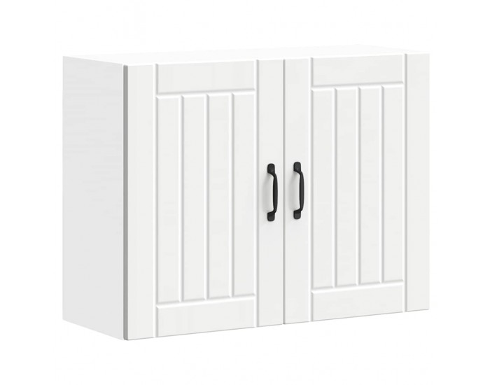 Sonata H Кухненски стенен шкаф Lucca, бял, инженерно дърво