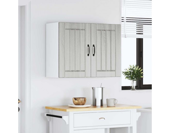 Sonata H Кухненски стенен шкаф Lucca, сив сонома, инженерно дърво