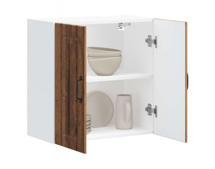 Sonata H Кухненски стенен шкаф Lucca, старо дърво, инженерно дърво