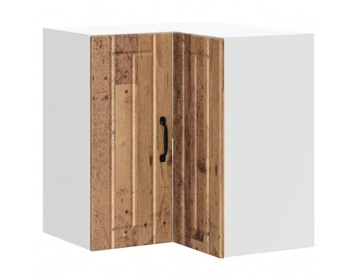 Sonata H Кухненски стенен ъглов шкаф Lucca, старо дърво, инженерно дърво