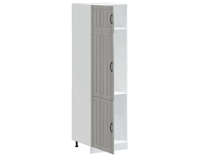 Sonata H Кухненски шкаф Lucca, сив сонома, инженерно дърво