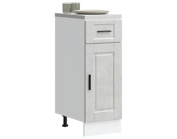 Sonata H Кухненски шкаф Porto, бетонно сив, инженерно дърво