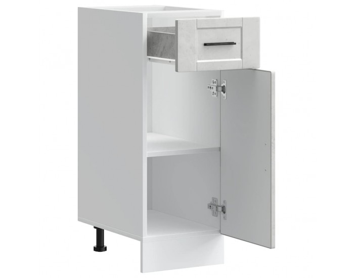 Sonata H Кухненски шкаф Porto, бетонно сив, инженерно дърво