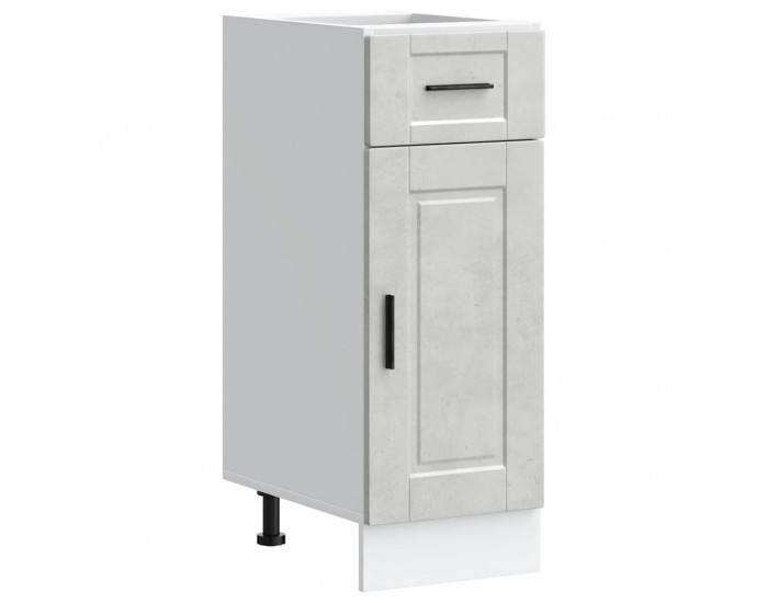 Sonata H Кухненски шкаф Porto, бетонно сив, инженерно дърво