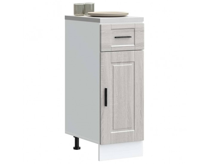 Sonata H Кухненски шкаф Porto, сив сонома, инженерно дърво