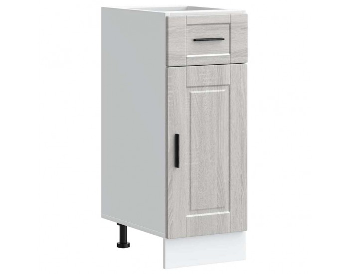 Sonata H Кухненски шкаф Porto, сив сонома, инженерно дърво