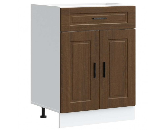 Sonata H Кухненски шкаф Porto, кафяв дъб, инженерно дърво
