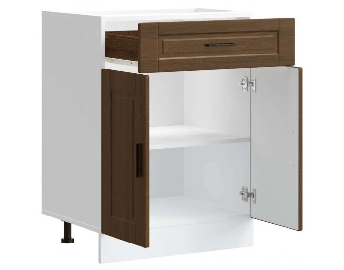 Sonata H Кухненски шкаф Porto, кафяв дъб, инженерно дърво