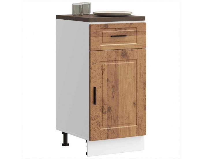 Sonata H Кухненски шкаф Porto, старо дърво, инженерно дърво