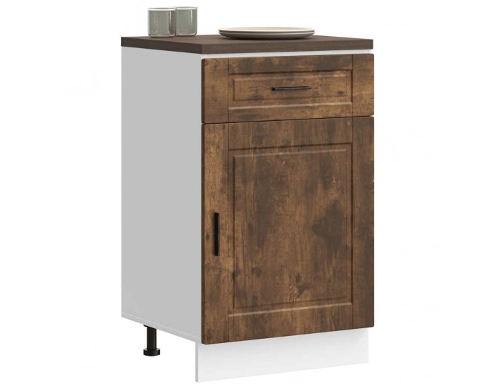 Sonata H Кухненски шкаф Porto, опушен дъб, инженерно дърво