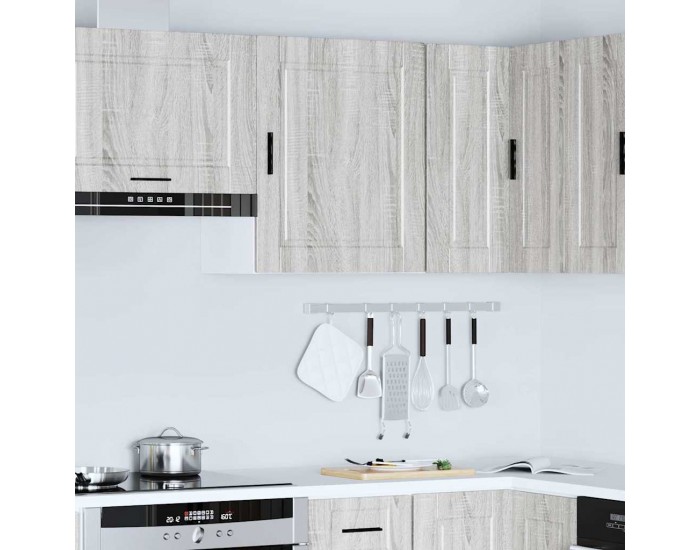 Sonata H Кухненски стенен шкаф Porto, сив сонома, инженерно дърво