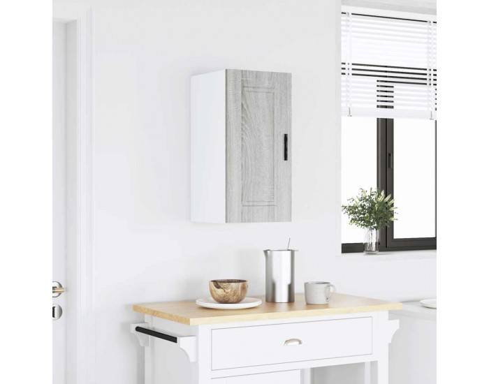 Sonata H Кухненски стенен шкаф Porto, сив сонома, инженерно дърво