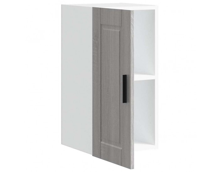 Sonata H Кухненски стенен шкаф Porto, сив сонома, инженерно дърво