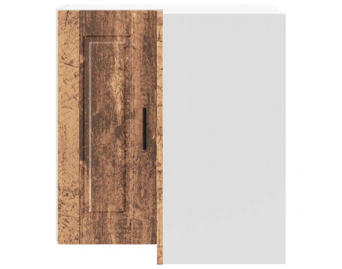 Sonata H Кухненски стенен ъглов шкаф Porto, старо дърво, инженерно дърво