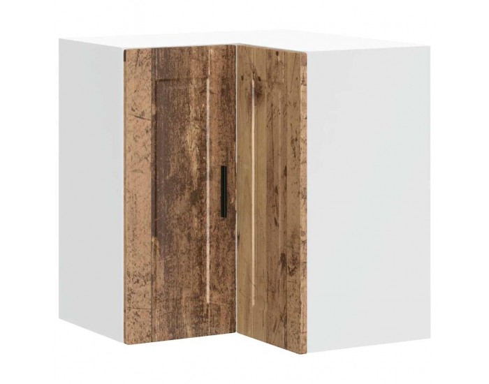 Sonata H Кухненски стенен ъглов шкаф Porto, старо дърво, инженерно дърво
