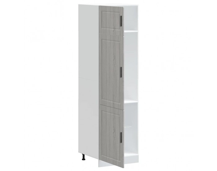 Sonata H Кухненски шкаф Porto, сив сонома, инженерна дървесина