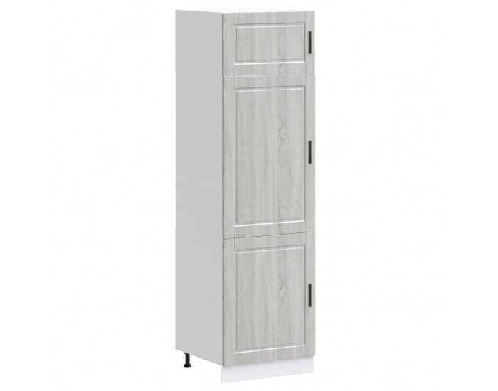 Sonata H Кухненски шкаф Porto, сив сонома, инженерна дървесина