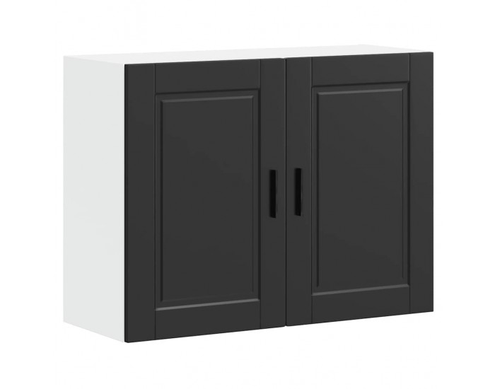 Sonata H Кухненски стенен шкаф Porto, черен, инженерно дърво