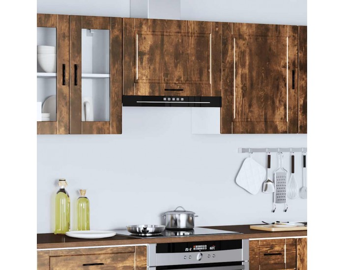 Sonata H Кухненски стенен шкаф Porto, опушен дъб, инженерно дърво