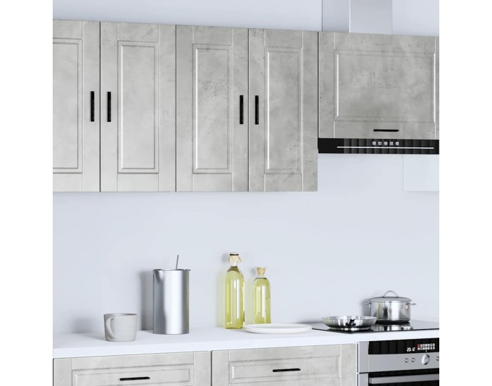 Sonata H Кухненски стенен шкаф Porto, бетонно сив, инженерно дърво